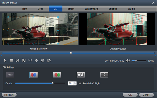 Edit Video - Add 3D effects onto 4K video