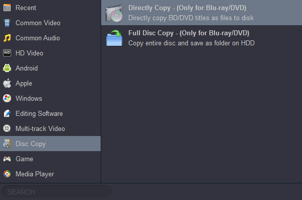 Backup Blu-ray to hard drive