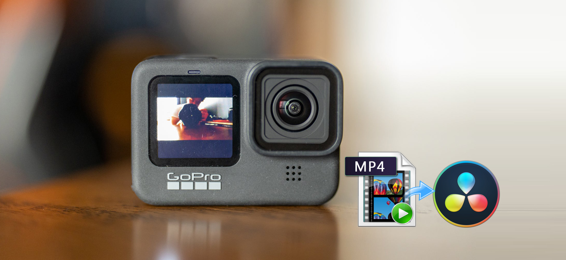 Edit GoPro Hero 9 MP4 in DaVinci Resolve