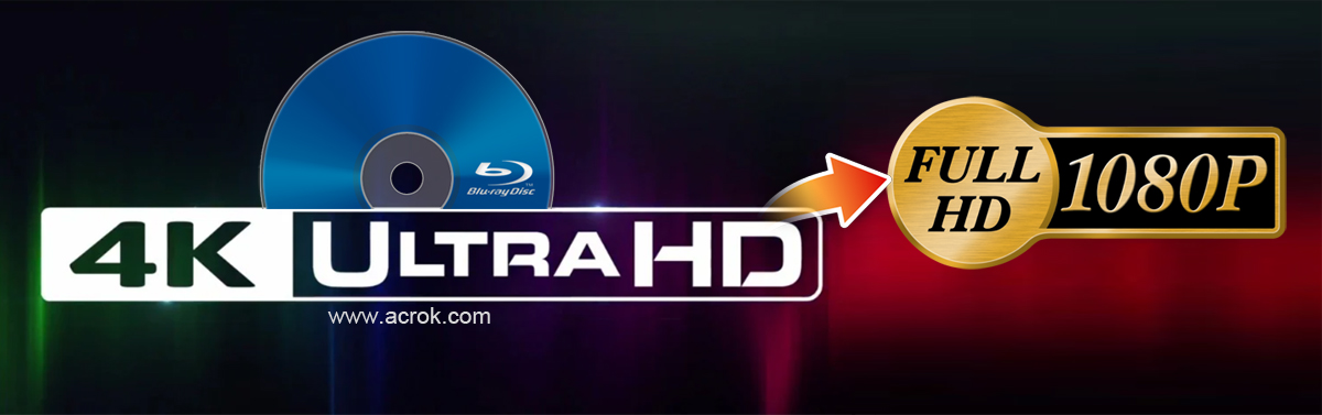convert 4K Blu-ray to 1080p